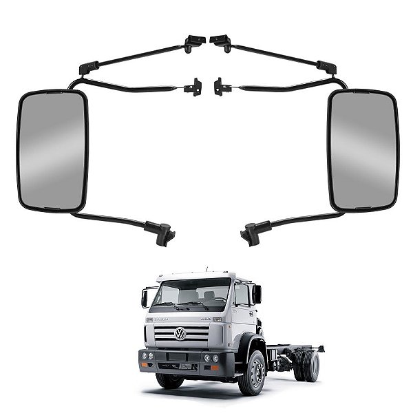 Jogo Espelho Retrovisor p Volkswagen Worker Médio - 2 Un