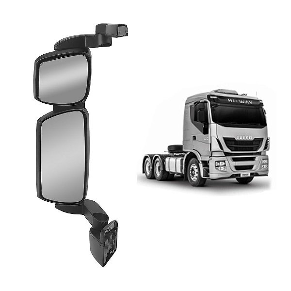 Conjunto Espelho Retrovisor Compatível com Iveco Hi-Way LE