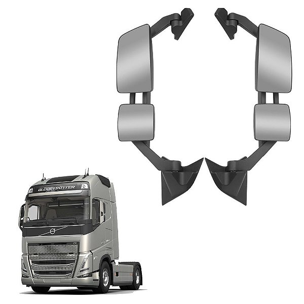 Conjunto Espelho LE para Volvo FH 2018 2019 2020 2021 LD LE