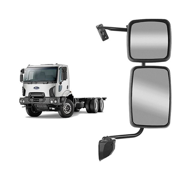 Espelho c Auxiliar Compatível Ford Cargo 2842/3133 LD
