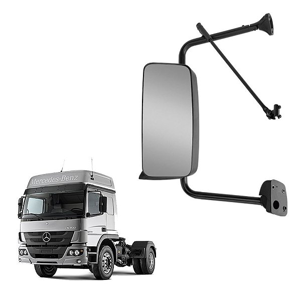Retrovisor para Mercedes-Benz Axor sem Desembaçador LE