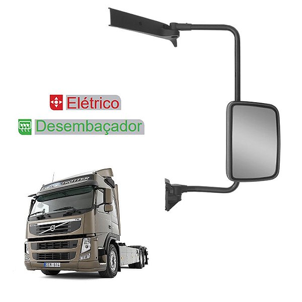 Espelho Retrovisor Volvo VM 2006 c Desembaçador Elétrico LD