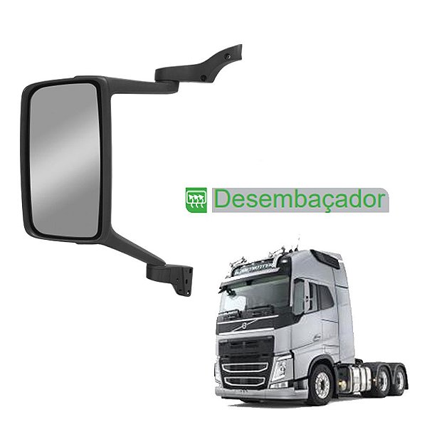Espelho Retrovisor p Volvo FH 2010/2014 FM c Desembaçador LE