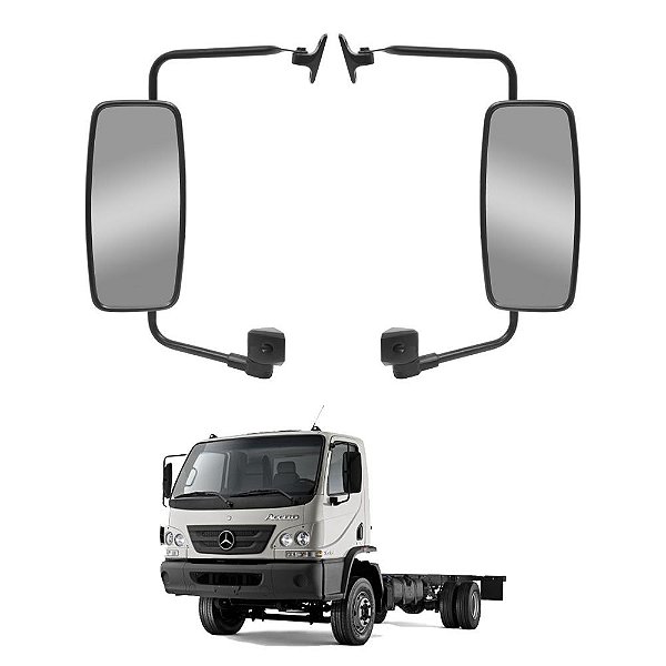 Par Retrovisor para Mercedes-Benz Accelo II Econômico Plano