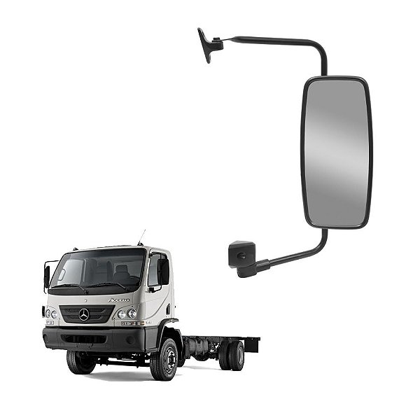 Espelho Retrovisor para MB Accelo II Econômico Plano LD