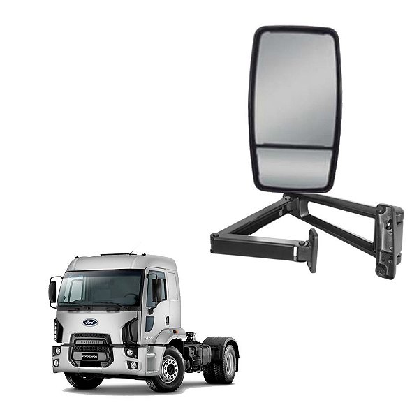 Espelho p Ford Cargo 2422 2428 2628 Convexo Bifocal LE