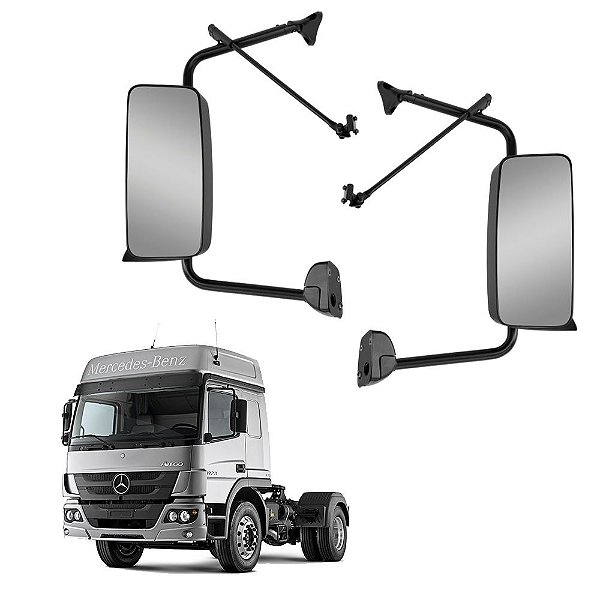 Retrovisor para Mercedes Axor c Desembaçador Elétrico LD LE