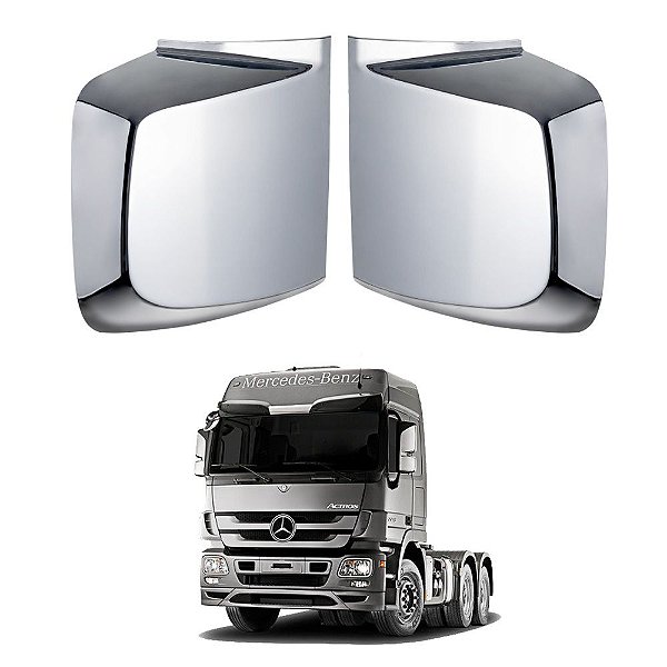 Capa Espelho Inferior para MB Actros Cromado - LE LD