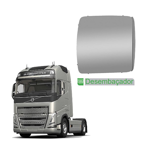 Base c Vidro Retrovisor Auxiliar para Volvo FH 2015/2021
