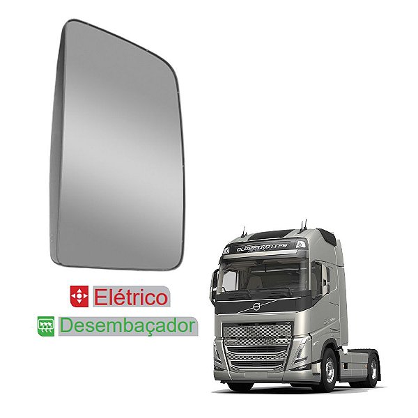 Espelho para Volvo FH 2015/2021 c Desembaçador LD Elétrico
