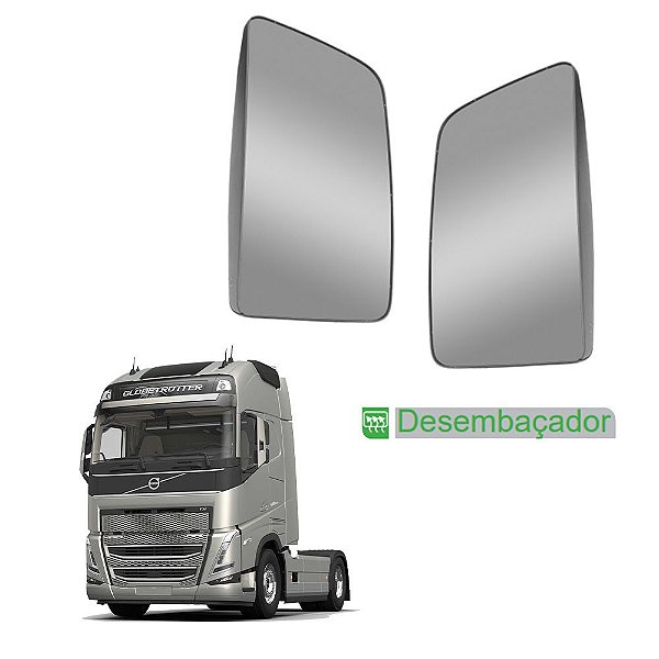 Par Retrovisor p Volvo FH 2018 2019 2020 2021 c Desembaçador