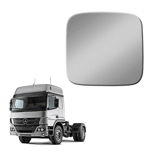 Base c Vidro Retrovisor Auxiliar p MB Axor Atego 2014 a 2021