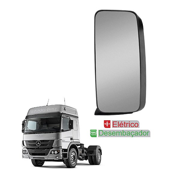 Espelho MB Axor Atego 2014 a 2021 LE c Desembaçador Elétrico