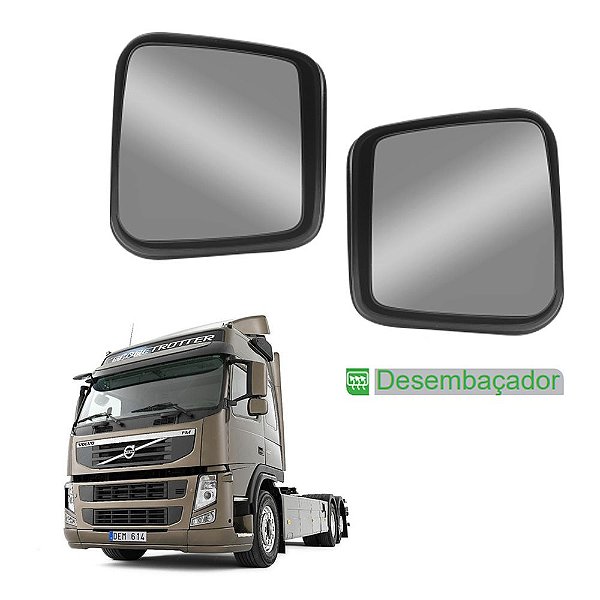 Espelho Auxiliar para Volvo VM 2006 em Diante LD LE c Desemb