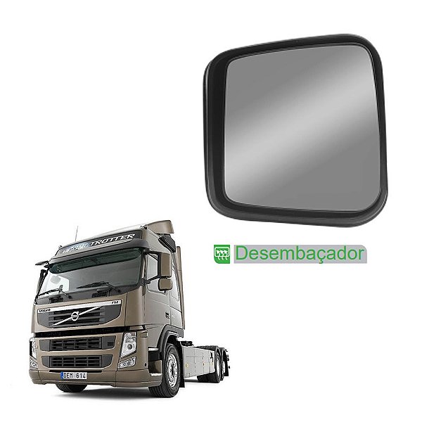 Espelho Auxiliar p Volvo VM 2006 em Diante LD c Desembaçador