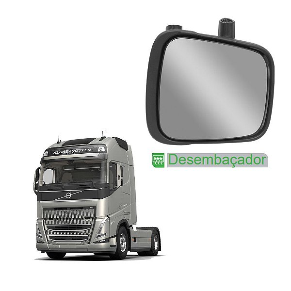 Retrovisor Auxiliar p Volvo FH FM 2012 2013 2014 LD c Desemb