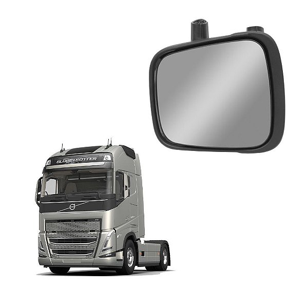 Espelho Retrovisor Auxiliar p Volvo FM 2017 2018 2019 - LE
