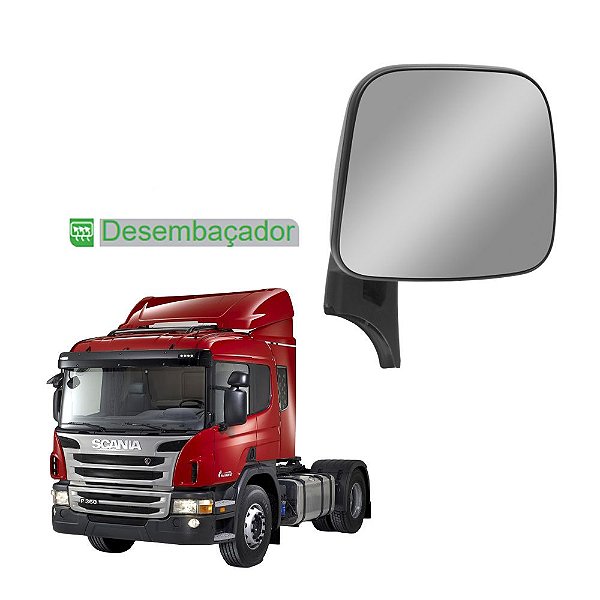 Espelho Auxiliar p Scania P340/P360 até 2018 c Desemb LD