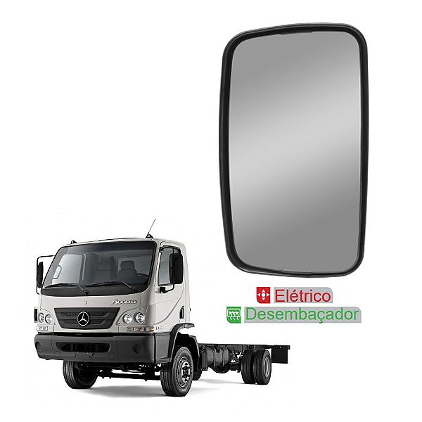 Retrovisor p Mercedes-Benz Accelo I c Desembaçador Elétrico