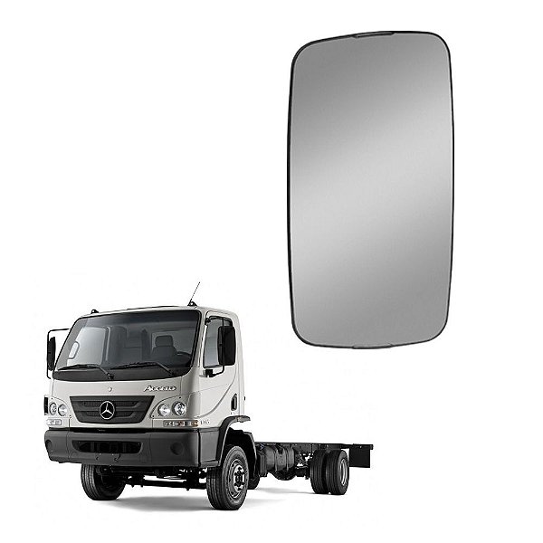 Base do Espelho Retrovisor Compatível c MB Accelo I Convexo