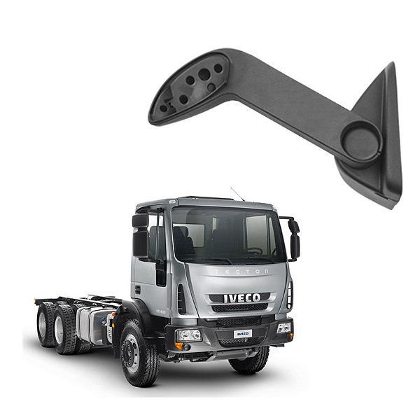 Braço Espelho Inferior p Iveco Tector e Cursor Lado Esquerdo