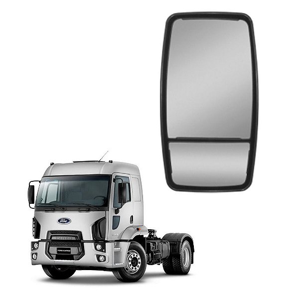 Espelho Retrovisor p Ford Euro 3 2009 2010 Convexo Bifocal