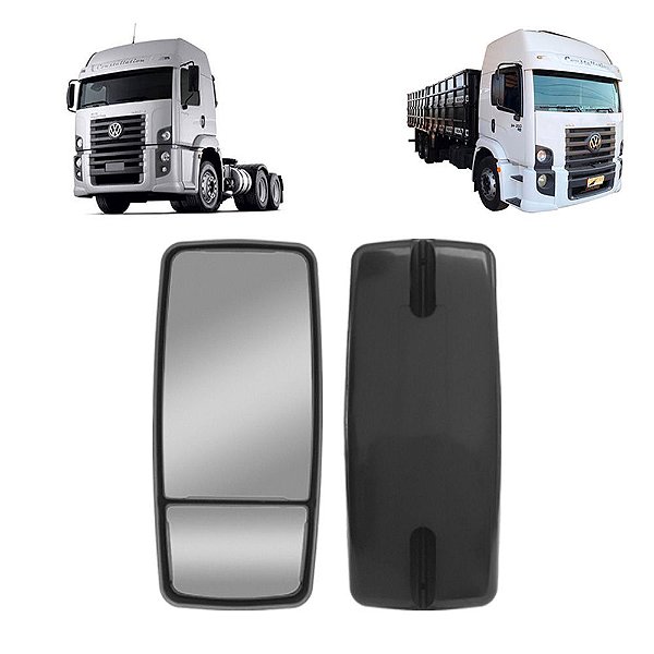 Espelho Retrovisor para Ford Cargo Euro 3 2012 Bifocal Plano