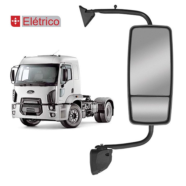 Espelho Retrovisor p Ford Euro 3 2012 Convexo Elétrico LD