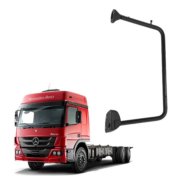 Braço Retrovisor p MB Axor Atego 2018 2019 2020 2021 28mm LE