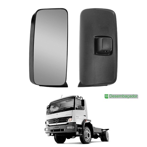 Retrovisor p MB Axor Atego 2011 2012 2013 LE c Desembaçador