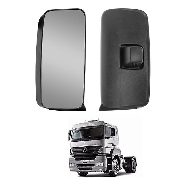 Espelho Retrovisor p Mercedes-Benz Axor Atego 2007 a 2013 LE