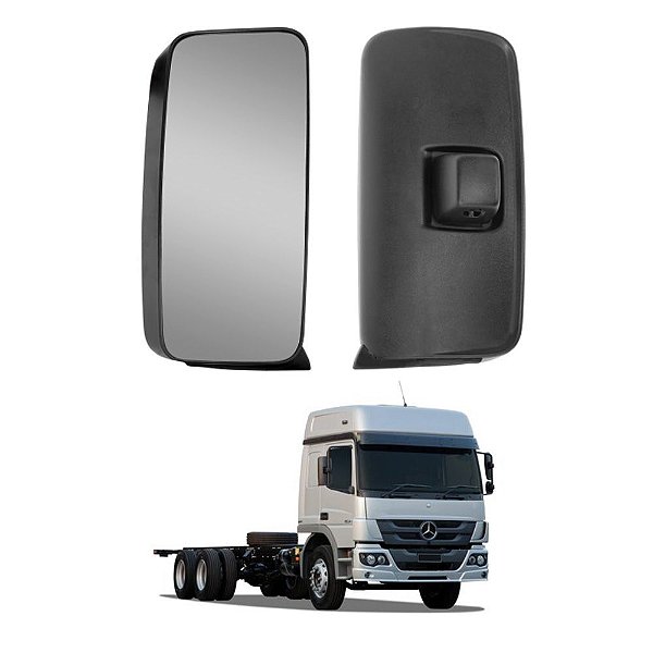 Espelho Retrovisor p Mercedes-Benz Axor Atego 2007 a 2013 LD
