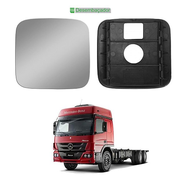 Base c Vidro Espelho Auxiliar Mercedes para Axor 2007/2013