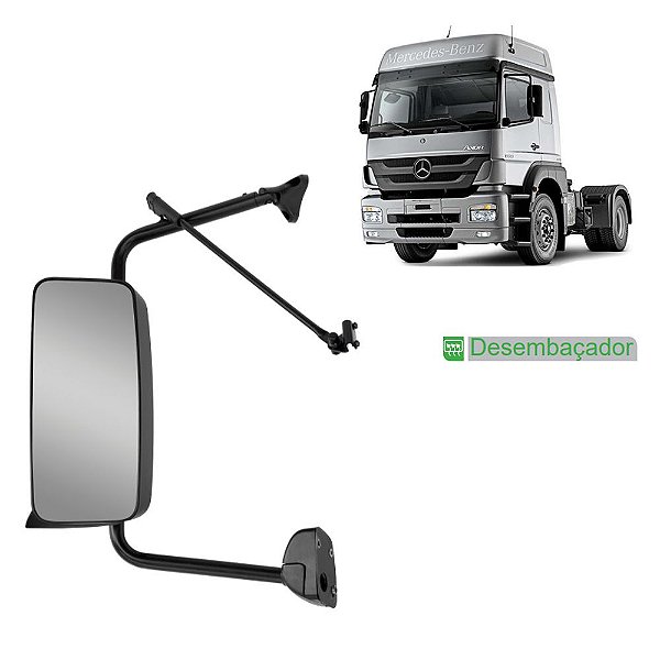 Conj Retrovisor p MB Axor Atego 2007/2013 c Desembaçador LE