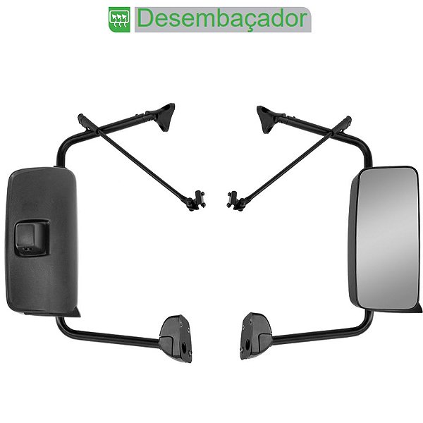 Conjunto Espelho p MB Axor/Atego 2007/2013 c Desembaçador LD