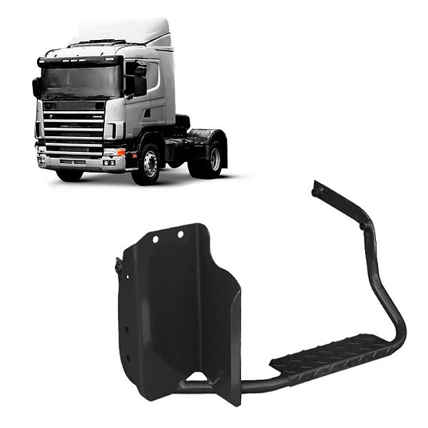 Estribo Plataforma p SC 124 Caixa de Bateria c Suporte Racor