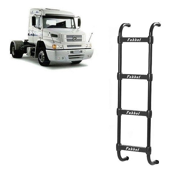 Estribo para Mercedes-Benz Axor 4 Degraus - 1400mm Preto