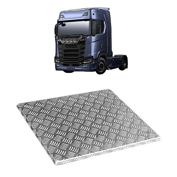 Protetor Caixa de Bateria Scania NTG 2019 2020 2021 Alumínio