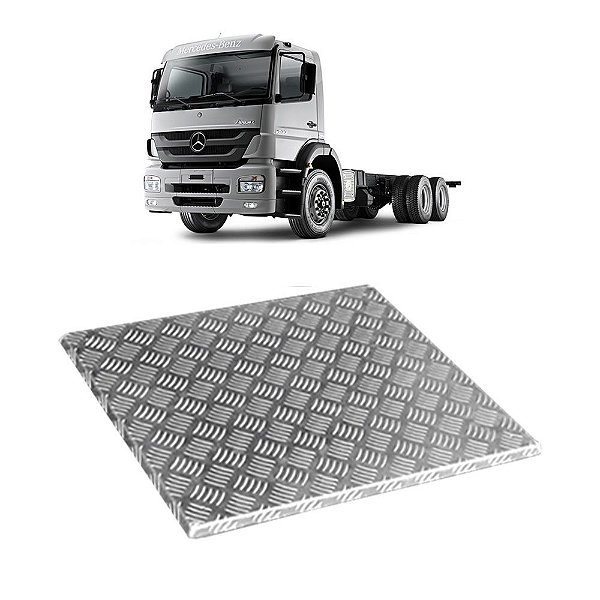 Protetor Caixa de Bateria p Mercedes Benz Axor 2012 até 2021