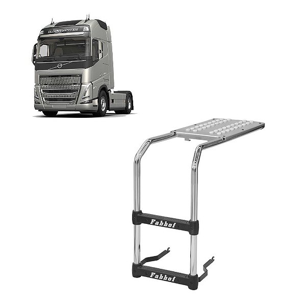 Estribo Plataforma p Volvo FH 2018 2019 2020 Tanque Estreito