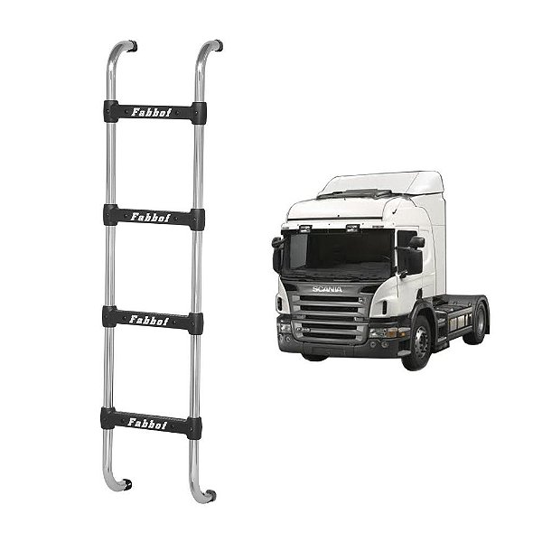 Estribo Traseiro Cabine SC P94/310 até 2018 4 Degraus 1285mm