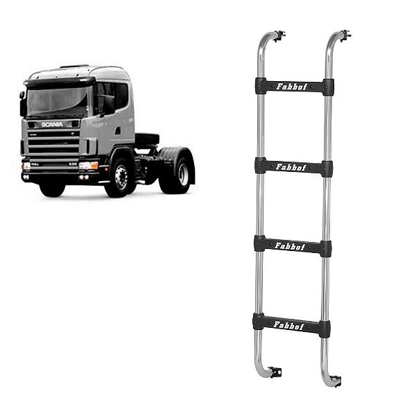 Estribo Cabine SC T/R 114/124 G/R até 2018 4 Degrau 1460mm