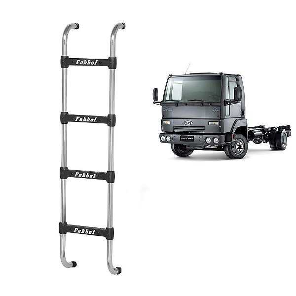 Estribo Traseiro para Ford Cargo 2016 Cabine Alta 4 Degraus