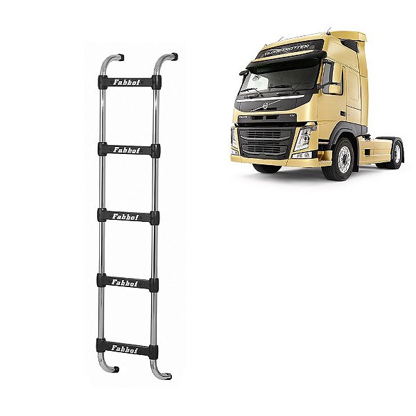 Estribo Traseiro Cabine Volvo FM Cabine Alta 5 Degrau 1860mm