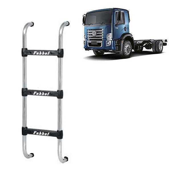 Estribo Traseiro para Cabine VW Climatizador 3 Degraus 715mm