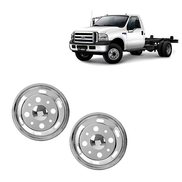 Par Calota Americana Dianteira Aro 16 p F4000 2015 2016 2017