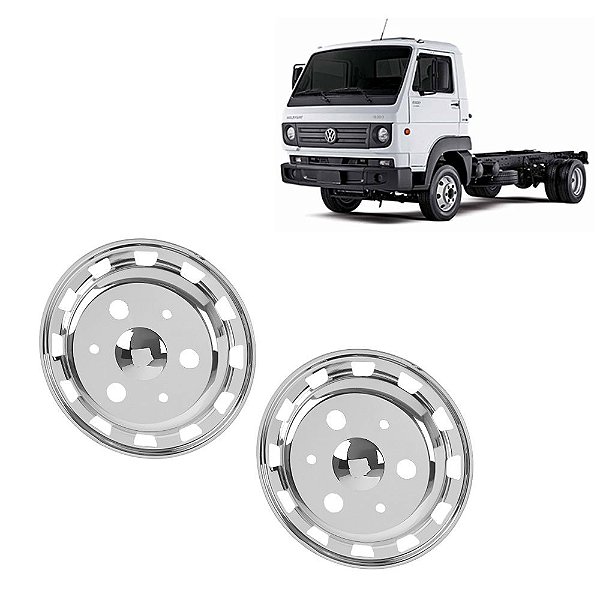 Calota Dianteira Aro 17,5 c Rodoar p Volkswagen Ford - 4 Un
