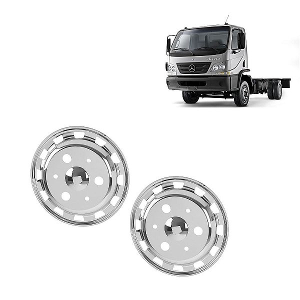 Calota Americana Dianteira Aro 17,5 s Rodoar para MB Accelo