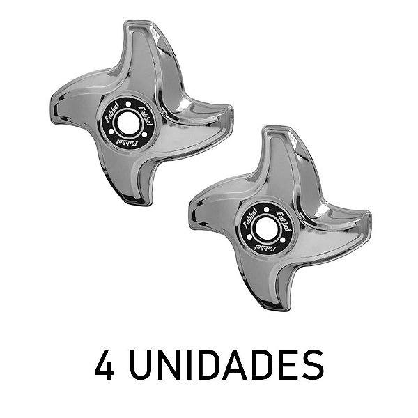 Calota 4 Pontas Helicoidal Aro 16/17,5 Lado Direito - 4 Un