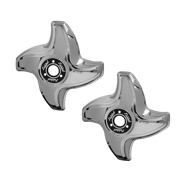 Par Calota Aro 16/17,5 Hélice 4 Pontas Helicoidal - LD